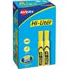 image:imageAvery HiLiter DeskStyle Highlighters Smear Safe Ink Chisel Tip 12 Yellow Highlighters 980351 Count Pack of 1