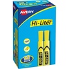 image:imageAvery HiLiter DeskStyle Highlighters Smear Safe Ink Chisel Tip 12 Yellow Highlighters 9803512 Count Pack of 12