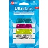image:imageAvery Margin Ultra Tabs 25 x 1 Holographic Jewel Tone Colors 16 Repositionable Page Tabs 74147