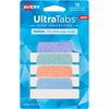 image:imageAvery Margin Ultra Tabs 25 x 1 Pastel Sparkle Shimmer Designs 16 Repositionable Page Tabs 74150