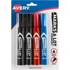 image:imageAvery MarksALot Permanent Markers Regular DeskStyle Size Chisel Tip Water and Wear Resistant 24 Assorted Markers 981874 markers