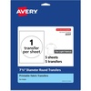 image:imageAvery Printable Heat Transfer Paper for Light Fabrics 85 x 11 Inkjet Printer Compatible 6 Sheets of Iron On Transfer Paper Great for Custom Shirts Uniforms Gifts and More 327175