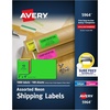 image:imageAvery Printable Shipping Labels with Sure Feed 2x 4 Assorted Neon Colors Magenta Green and Yellow Laser amp Inkjet Compatible 1000 Blank Labels Total 5964