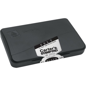 image:imageAVERY Carters Felt Stamp Pad 275 x 427 Inches Black Ink 36Pack of 21081275 x 427 inches