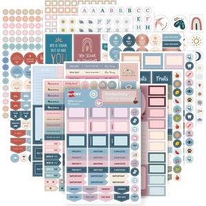 image:imageAvery  Amy Tangerine Designer Collection Planner Stickers 20 Sticker Sheets 744 Total Weekly Monthly and Daily Accessories for Journals and Calendars 6782Productivity
