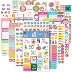 image:imageAvery Fitness Planner Stickers Pack 30 Sheets Health and Fitness 1362 Stickers for Your Planner Journal or Calendar 6787