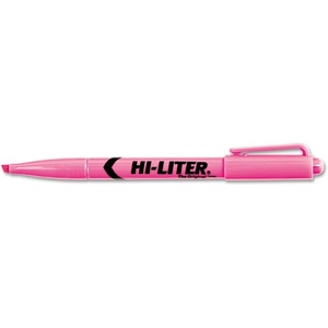 image:imageAvery Pen Style Highlighter Chisel Point Fluorescent Pink Ink AVE23592