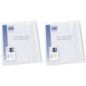 image:imageAvery Translucent Document Wallet Clear Travel Document Organizer Holds up to 50 Pages 722781 wallet Pack of 2