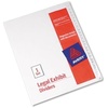 image:imageAvery 125 Legal Exhibit Dividers for 3 Ring Binders 25Tab Sets Allstate Style 1 Binder Divider Set 0170125 Tabs per Set