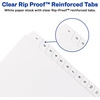 image:imageAvery 125 Legal Exhibit Dividers for 3 Ring Binders 25Tab Sets Allstate Style 1 Binder Divider Set 0170125 Tabs per Set