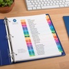 image:imageAvery 131 Dividers for 3 Ring Binders 31 Tabs per Set Customizable Table of Contents Multicolor Tabs Great for Organizing Reports Projects and More 12 Sets of 11129Divider