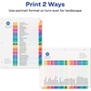 image:imageAvery 131 Dividers for 3 Ring Binders 31 Tabs per Set Customizable Table of Contents Multicolor Tabs Great for Organizing Reports Projects and More 12 Sets of 11129Divider