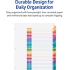 image:imageAvery 131 Dividers for 3 Ring Binders 31 Tabs per Set Customizable Table of Contents Multicolor Tabs Great for Organizing Reports Projects and More 12 Sets of 11129Divider