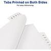 image:imageAvery 2650 Legal Exhibit Dividers for 3 Ring Binders 25Tab Sets Allstate Style 5 Binder Divider Sets 21702