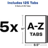 image:imageAvery AZ Legal Exhibit Dividers for 3 Ring Binders 25Tab Sets Allstate Style 5 Binder Divider Sets 31700One Size