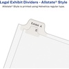 image:imageAvery AZ Legal Exhibit Dividers for 3 Ring Binders 25Tab Sets Allstate Style 5 Binder Divider Sets 31700One Size
