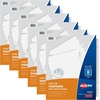 image:imageAvery Big Tab ExtraWide Insertable Clear Tab Dividers for 3 Ring Binders 8Tab Set White 6 Sets 11254Clear