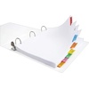 image:imageAvery Big Tab ExtraWide Insertable Clear Tab Dividers for 3 Ring Binders 8Tab Set White 6 Sets 11254Multicolor