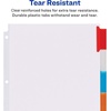 image:imageAvery Big Tab ExtraWide Insertable Clear Tab Dividers for 3 Ring Binders 8Tab Set White 6 Sets 11254Multicolor