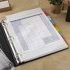 image:imageAvery Big Tab ExtraWide Insertable Clear Tab Dividers for 3 Ring Binders 8Tab Set White 6 Sets 11254Multicolor