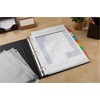 image:imageAvery Big Tab ExtraWide Insertable Clear Tab Dividers for 3 Ring Binders 8Tab Set White 6 Sets 11254Multicolor