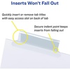 image:imageAvery Big Tab ExtraWide Insertable Clear Tab Dividers for 3 Ring Binders 8Tab Set White 6 Sets 11254White