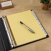image:imageAvery Big Tab Insertable Dividers for 3 Ring Binders 5Tab Sets Buff Paper Clear Tabs 6 Binder Divider Sets 26177