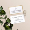 image:imageAvery Business Cards Metallic Gold Borders 2 x 35 100 Total LaserInkjet Printable Business Cards 3327