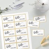 image:imageAvery Business Cards Metallic Gold Borders 2 x 35 100 Total LaserInkjet Printable Business Cards 3327
