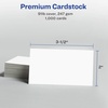 image:imageAvery Clean Edge Printable Business Cards Sure Feed Technology 2 x 35 White 1000 Blank Cards for Laser Printers 5874Clean Edge