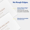 image:imageAvery Clean Edge Printable Business Cards Sure Feed Technology 2 x 35 White 1000 Blank Cards for Laser Printers 5874White