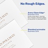 image:imageAvery Clean Edge Printable Business Cards with Sure Feed Technology 2 x 35 White 200 Blank Cards for Laser Printers 58712 x 35 Pack of 5