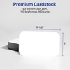 image:imageAvery Clean Edge Printable Business Cards with Sure Feed Technology Rounded Corners 2 x 35 White 160 Blank Cards for Inkjet Printers 88220One Size