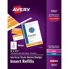 image:imageAvery Customizable Name Badges 6 x 425 LaserInkjet Printable Inserts Including Tickets 25 Vertical Name Tag Holders Includes Lanyards 8520100