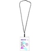 image:imageAvery Customizable Name Badges 6 x 425 LaserInkjet Printable Inserts Including Tickets 25 Vertical Name Tag Holders Includes Lanyards 852025