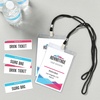 image:imageAvery Customizable Name Badges 6 x 425 LaserInkjet Printable Inserts Including Tickets 25 Vertical Name Tag Holders Includes Lanyards 852025