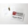 image:imageAvery Customizable Name Badges Clip Style 3 x 4 Clear Name Tag Holders White LaserInkjet Printable Inserts 50 Total 74536500 badges  inserts