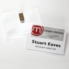 image:imageAvery Customizable Name Badges Clip Style 3 x 4 Clear Name Tag Holders White LaserInkjet Printable Inserts 50 Total 7453680 badges  inserts