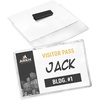 image:imageAvery Customizable Name Badges Magnet Style 3 x 4 Clear Name Tag Holders White LaserInkjet Printable Inserts 48 Total 8781One Size