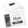 image:imageAvery Customizable Name Badges Magnet Style 3 x 4 Clear Name Tag Holders White LaserInkjet Printable Inserts 48 Total 8781True