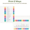 image:imageAvery EcoFriendly Recycled AZ Dividers for 3 Ring Binders 26 Tabs per Set Customizable Table of Contents Multicolor Tabs Great for Organizing Reports Projects and More 11085