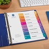 image:imageAvery EcoFriendly Recycled Dividers for 3 Ring Binders 8 Tabs per Set Customizable Table of Contents Multicolor Tabs Great for Organizing Reports Projects and More 3 Sets of 11081