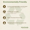 image:imageAvery EcoFriendly Recycled Dividers for 3 Ring Binders 8Tab White Tabs Index Maker Print and Apply Clear Label Strip 5 Sets for 40 Binder Dividers Total 115815 Tabs