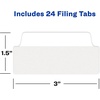 image:imageAvery Filing Ultra Tabs 3 x 15 2Side Writable RedBlueGreen 24 Repositionable File Tabs 747750