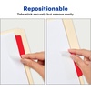 image:imageAvery Filing Ultra Tabs 3 x 15 2Side Writable RedBlueGreen 24 Repositionable File Tabs 74775Assorted
