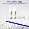 image:imageAvery Glossy Clear Rectangle Labels Sure Feed Technology 05 x 175 400 Glossy Clear Labels LaserInkjet Printable400 labels