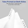 image:imageAvery Legal Dividers Allstate Collated Sets Letter Size Side Tab 76100 Tab Set 01704Dividers