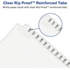 image:imageAvery Legal Dividers Standard Collated Sets Letter Size Side Tabs 201225 Tab Set 013383 Sets