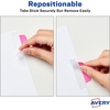 image:imageAvery Margin Ultra Tabs 25 x 1 2Side Writable Assorted Neon Colors 48 Repositionable Page Tabs 74865