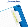 image:imageAvery Margin Ultra Tabs 25 x 1 2Side Writable White 24 Repositionable Page Tabs 7478924 Count Pack of 1